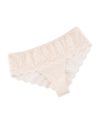 Simone Perele Caresse Lace-trim Boyshorts In Peau Rose