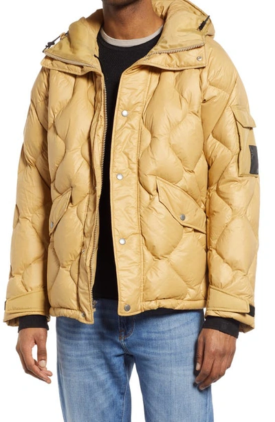 Rag & Bone Shield Down Puffer Jacket In Sand