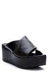 Matisse Holden Platform Slide Sandal In Black