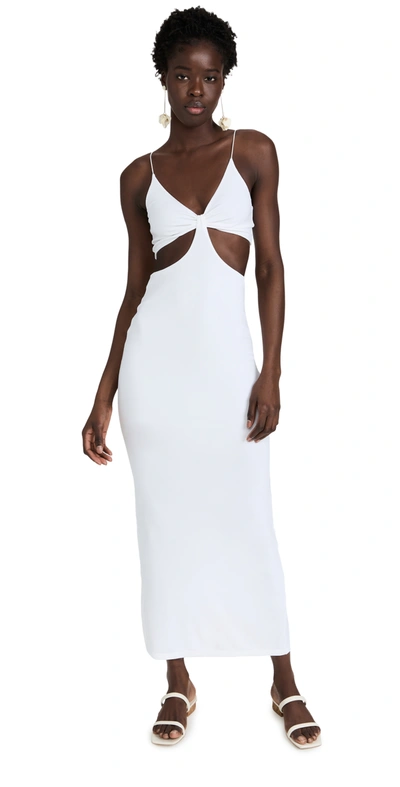 Alice + Olivia Havana Cut-out Minidress In Bright Poppy