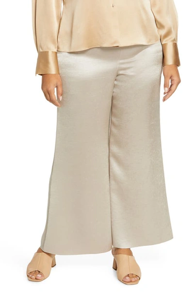 Vince Sati Wide Flare Pants In Neutral