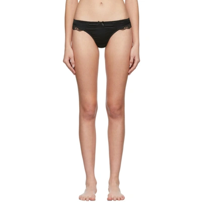 Agent Provocateur Ayla Lace-trim Thong In Black
