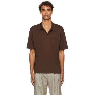 Maryam Nassir Zadeh Ssense Exclusive Brown Palermo Polo In 974 Elm