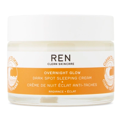 Ren Clean Skincare Overnight Glow Dark Spot Sleeping Cream In Na