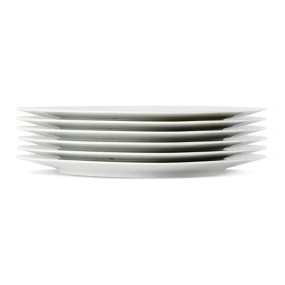 Alessi White Colombina 6-piece Side Plates