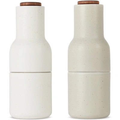 Menu White & Grey Norm Architects Edition Walnut Bottle Grinders In Sand