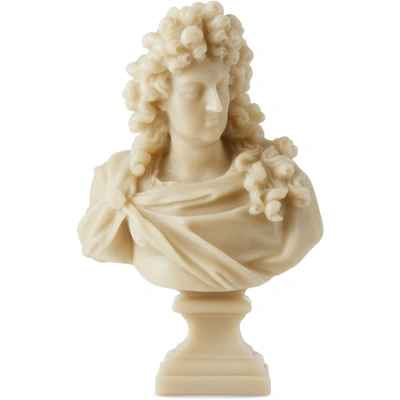 Cire Trudon Beige Louis Xiv Bust Candle, 2.6 Kg In Stone