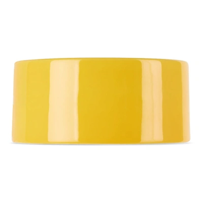 Mr. Dog Yellow Mudshark Studios Edition Small Dog Bowl