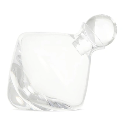 Nude Glass Oil & Vinegar Olea Decanter In Clear