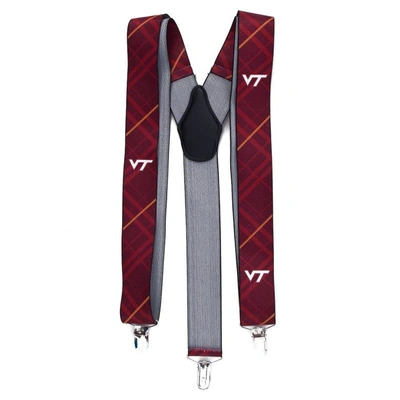 Eagles Wings Men's Maroon Virginia Tech Hokies Suspenders