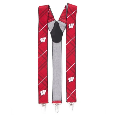 Eagles Wings Men's Red Wisconsin Badgers Suspenders