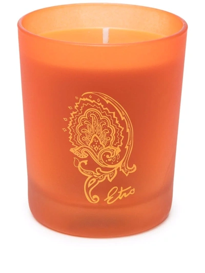 Etro Eos Scented Candle In Orange