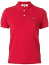 Comme Des Garçons Play Poloshirt Mit Herz-patch In Red