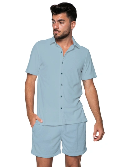 SIAMO VERANO MEN'S TERRYCLOTH CLUB SHIRT 