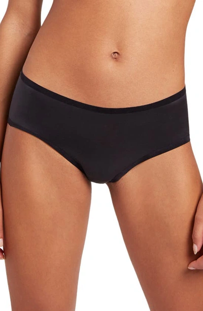 Wolford Sheer Touch Briefs In Black