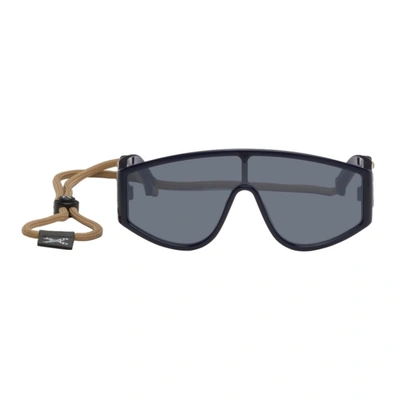 Kenzo Navy Sport Sunglasses In 90c Darkblu