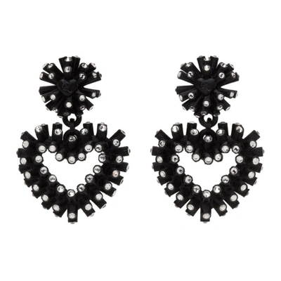 Roussey Ssense Exclusive Black 3d-printed Crush Earrings