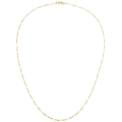 Laura Lombardi Gold Essential Chain Classic Necklace In Brass