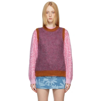 Marc Jacobs Heaven Purple Heaven By Marc Jacobs Mohair Vest In 501