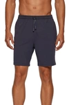 Hugo Boss Mix & Match Lounge Shorts In Dark Blue