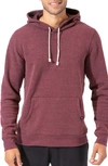 Threads 4 Thought Triblend Fleece Pullover Hoodie In Maroon Rust
