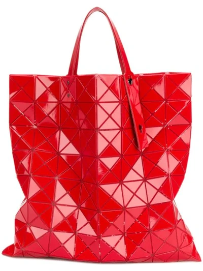 Bao Bao Issey Miyake Large Geometric Tote Bag In Red