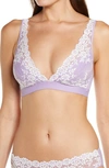 Wacoal Embrace Lace Convertible Plunge Soft Cup Wireless Bra In Rhapsody/white Alyssum