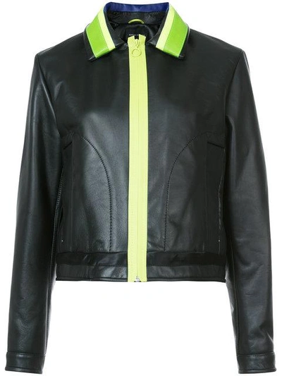 Martina Spetlova Classic Biker Jacket  In Black