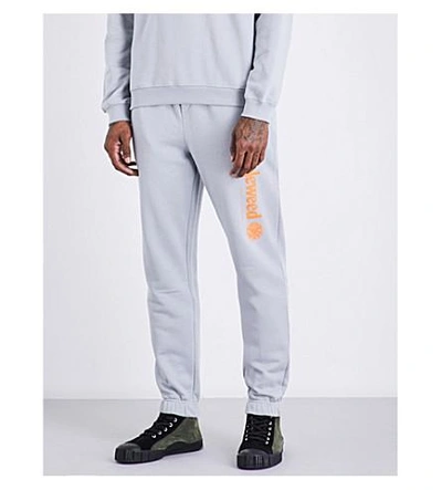 Christopher Shannon Tumbleweed Cotton-jersey Jogging Bottoms In Grey