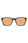 Oakley Oakely Prizm™ 55mm Polarized Sunglasses In Black/ Prizm Rose Gold
