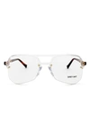 Grey Ant Yesway 62mm Aviator Optical Frames In Tort / Clear