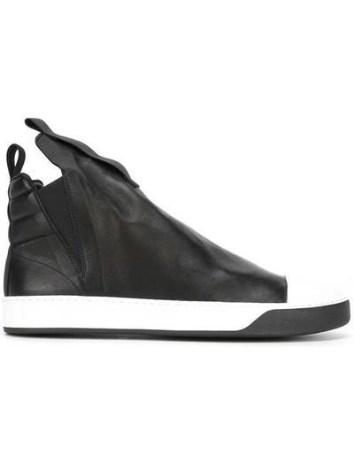 Lost & Found Ankle Trainers In Black