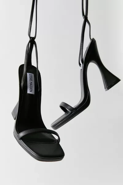 Steve Madden Lange Ankle Strap Sandal In Black Patent