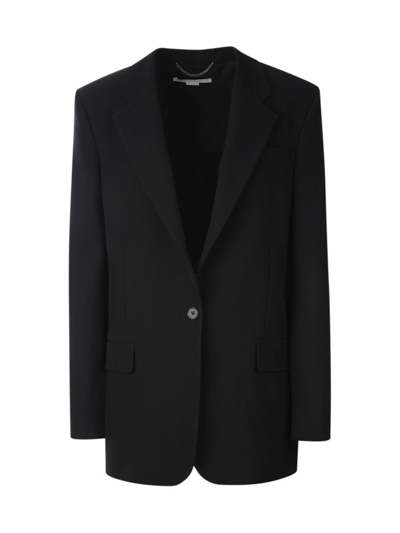 Stella Mccartney Jacket Twill Tailoring In Black