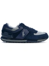 Polo Ralph Lauren Panelled Sneakers In Blue