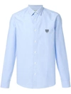 Kenzo Tiger Button-down Shirt In Celeste