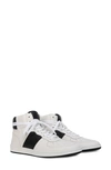 Collegium Pillar Destroyer High Top Sneaker In White/ White