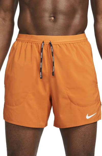 Nike Flex Stride 5 Running Shorts In Sport Spice