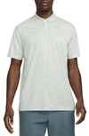 Nike Dri-fit Golf Polo In Seafoam/ White