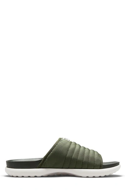 Nike Asuna 2 Slide Sandal In Khaki/ Black-sequoia