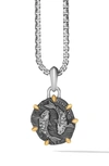 David Yurman Zodiac Pendant In Silverisces