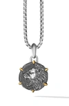 David Yurman Zodiac Pendant In Silvereo