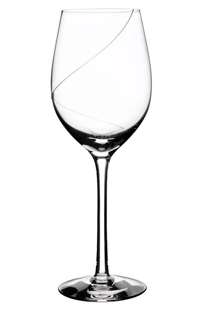 Kosta Boda Line Wine Glass In Clear