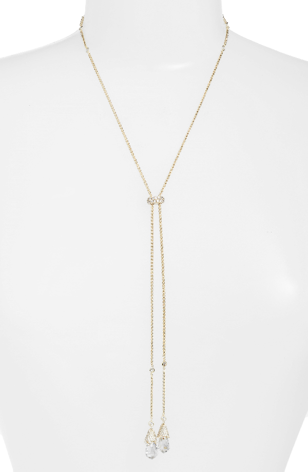 Kendra Scott Sivan Lariat Necklace In Gold | ModeSens