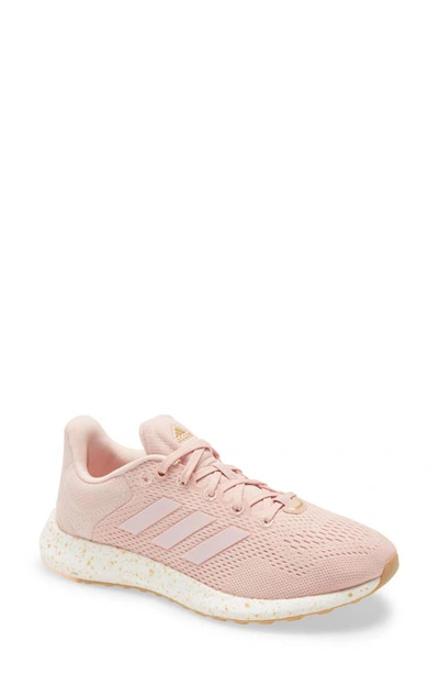 Adidas Originals Pureboost 21 Primegreen Running Shoe In Vapour Pink/ Gold