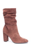 Chinese Laundry Kipper Suede Bootie In Brown