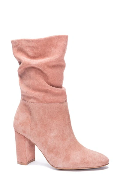 Chinese Laundry Kipper Suede Bootie In Rose