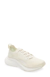 Apl Athletic Propulsion Labs Streamline Logo-print Stretch-knit Mid-top Trainers In Pristine White