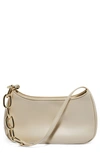 House Of Want Newbie Vegan Leather Shoulder Bag In Winter White