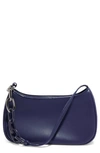 House Of Want Newbie Vegan Leather Shoulder Bag In Navy